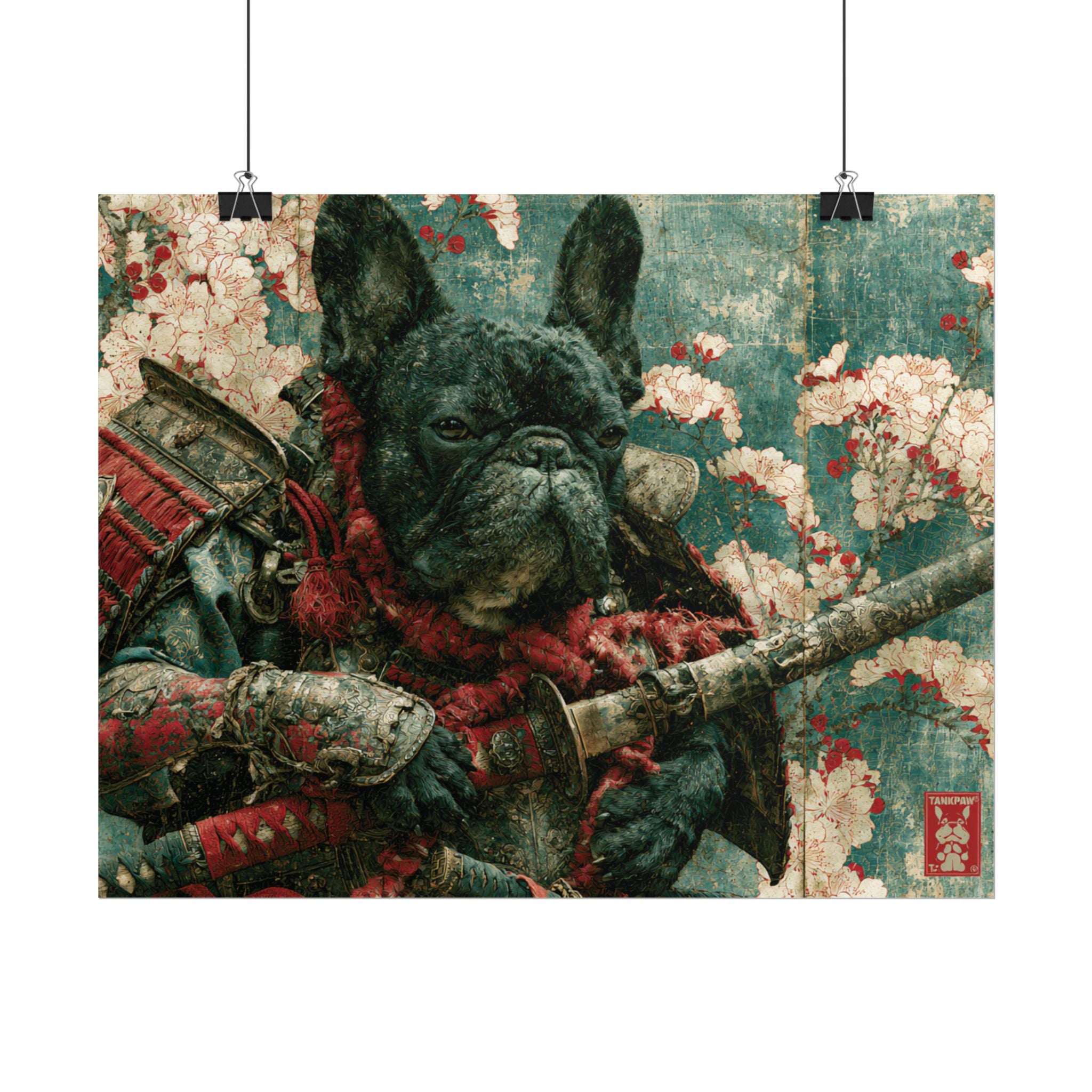 tankpaw-samurai-frenchie-poster-main